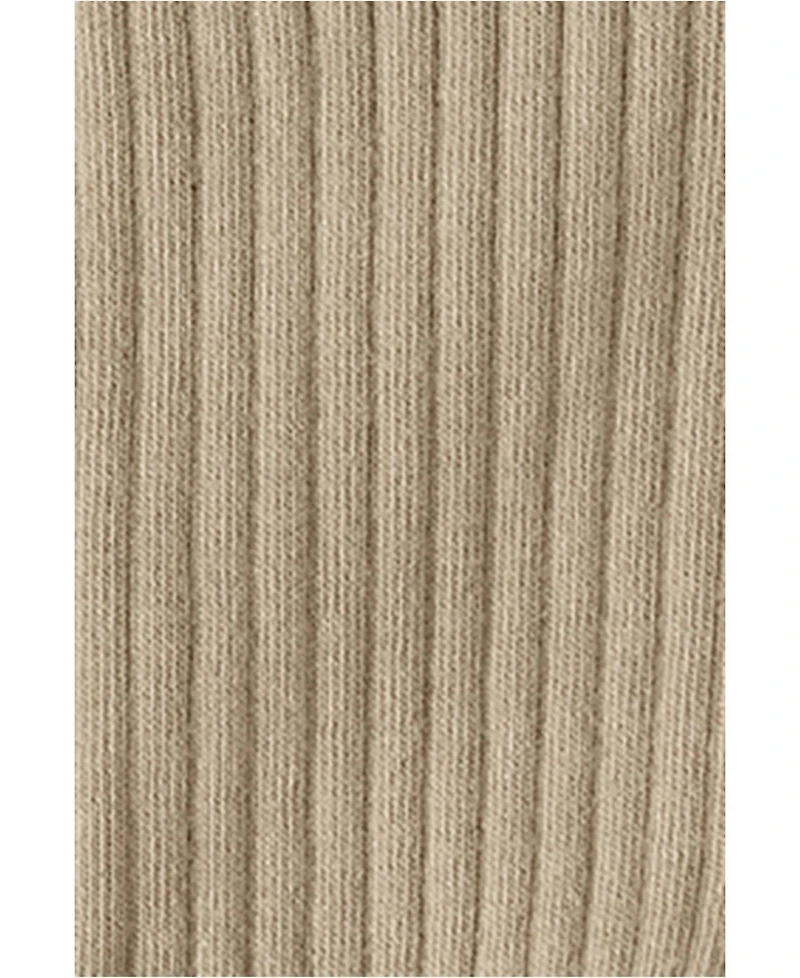 Lands' End Men's Seamless Toe Cotton Rib Dress Socks (3-pack)