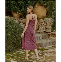 Pact Women's Fit & Flare Midi Dress