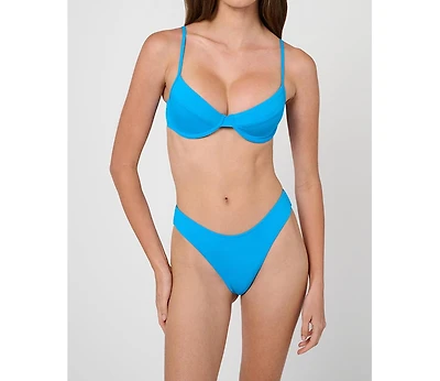 WeWoreWhat Women's Full Coverage Underwire Bikini Top
