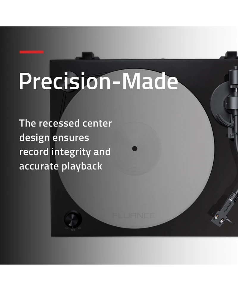 Fluance Acrylic Platter Mat for Turntables