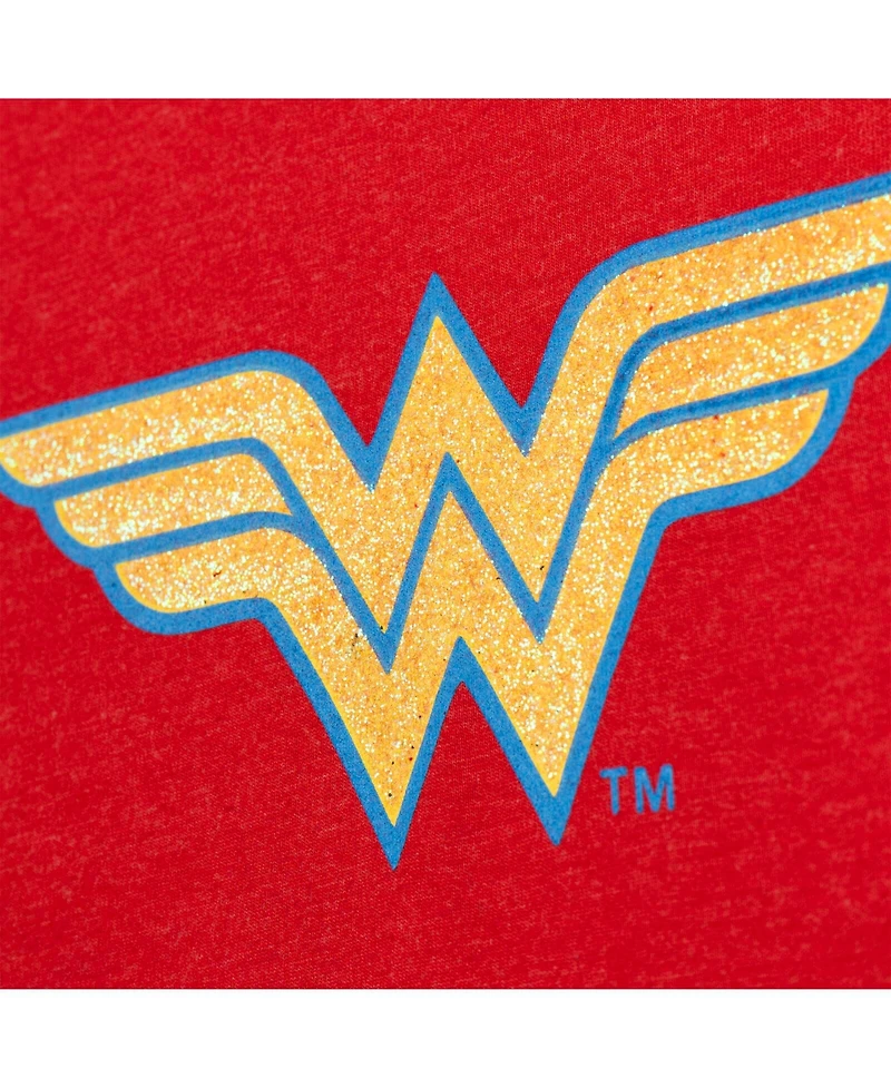 Justice League Girls Dc Comics Wonder Woman Ringer T-Shirt
