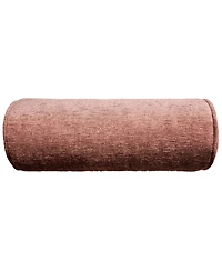 Edie@Home Delmonico Chenille Lumbar Neck Roll Decorative Pillow