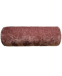 Edie@Home Delmonico Chenille Lumbar Neck Roll Decorative Pillow, 8" x 24"