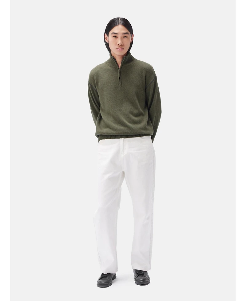 Gobi Cashmere Men's Cashmere Quarter-Zip Sweater