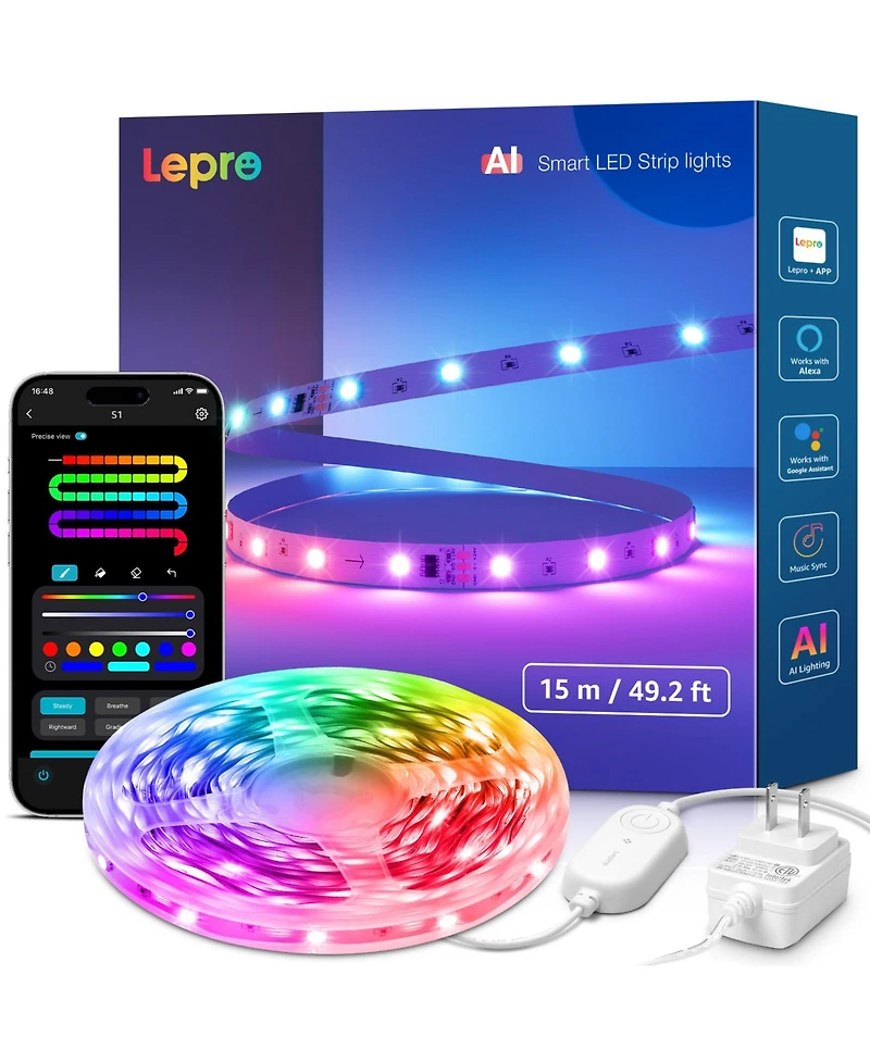 Lepro S1 Ai Led Strip Lights for Bedroom