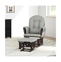 Storkcraft Hoop Glider and Ottoman