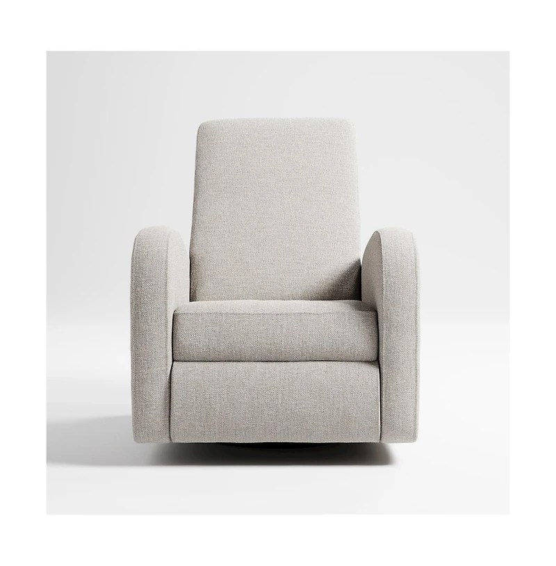 Storkcraft Santa Monica Power Recliner Swivel Glider (Dune Basketweave)