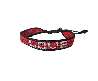 Red Love Beaded Bracelet – Handmade with Purpose