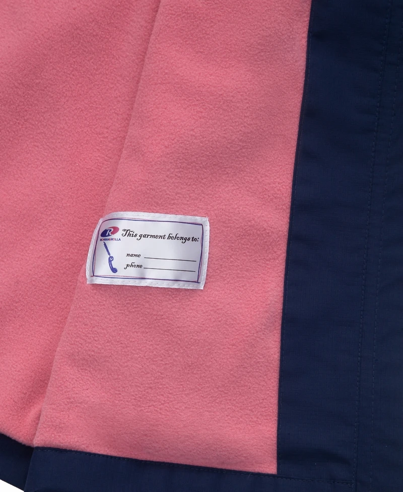 Rokka&Rolla Girls Ripstop Fleece Lined Windbreaker