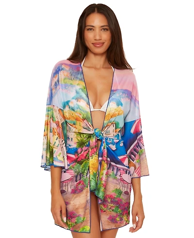 Becca Women's Positano Mesh Cover-Up Tunic