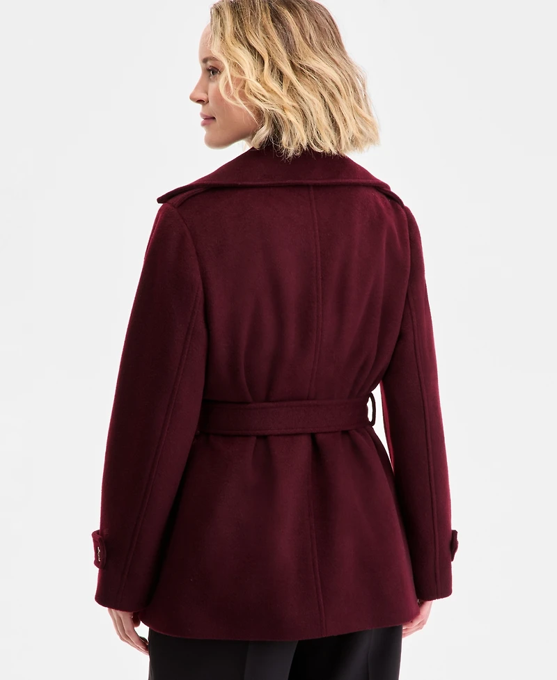Michael Kors Women's Double-Breasted Belted Wrap Coat, Exclusively at Macy's