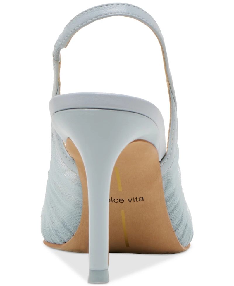 Dolce Vita Women's Yela Tule Bow Slingback Pumps