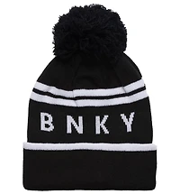 BinkyBro Boys Sundance Pom - Raven Beanie