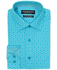 Nick Graham Men's Hexagon Star Dress Shirt
