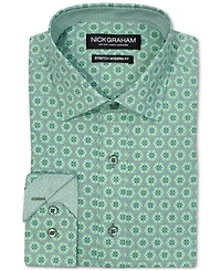 Nick Graham Men's Hexagon Star Dress Shirt