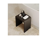 Casainc Freestanding Solid Surface Bathroom Shower Stool