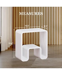 Casainc Freestanding Solid Surface Bathroom Shower Stool