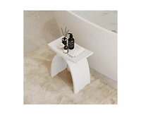 Casainc Freestanding Solid Surface Bathroom Shower Stool
