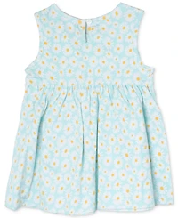 Rare Editions Baby Girls Print Tank Dress with Pockets & Headband, 2 Piece Set