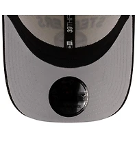 New Era Men's Cream/Black Pittsburgh Steelers 2025 Nfl Draft 39THIRTY Flex Hat