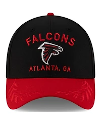 New Era Men's Black/ Atlanta Falcons 2025 Nfl Draft 39THIRTY Flex Hat
