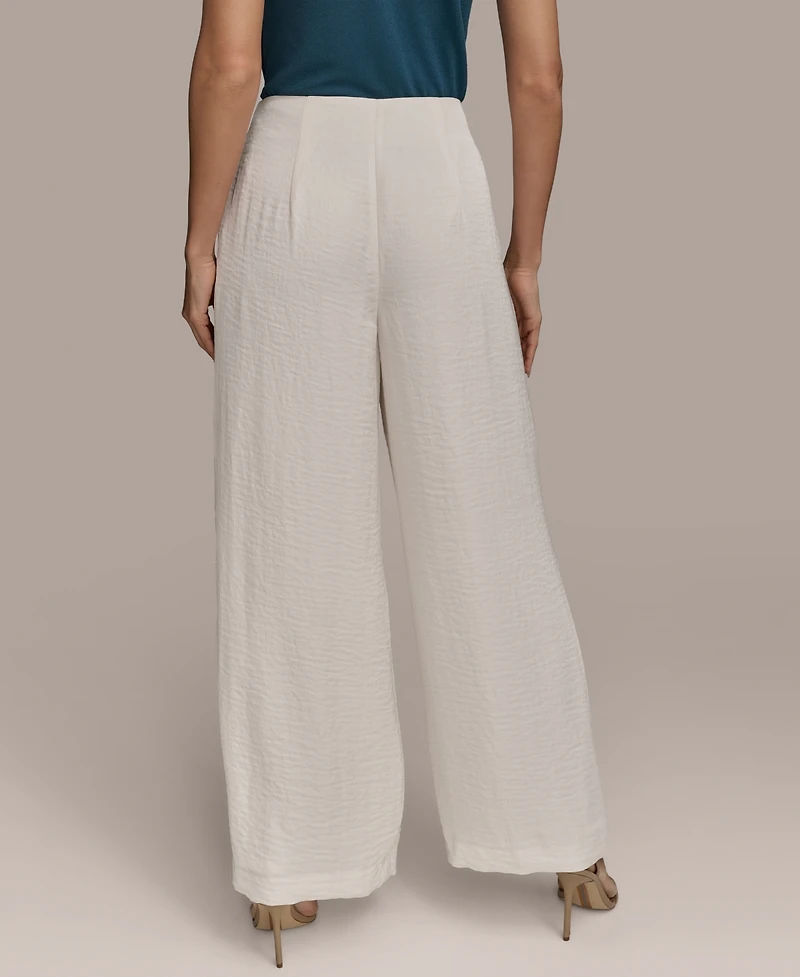 Donna Karan New York Women's Textured Wide-Leg Pants