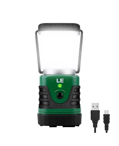 Lepro 1000LM Led Camping Lantern Rechargeable, 4400mAh Power Bank, Camping Essential with 4 Light Modes