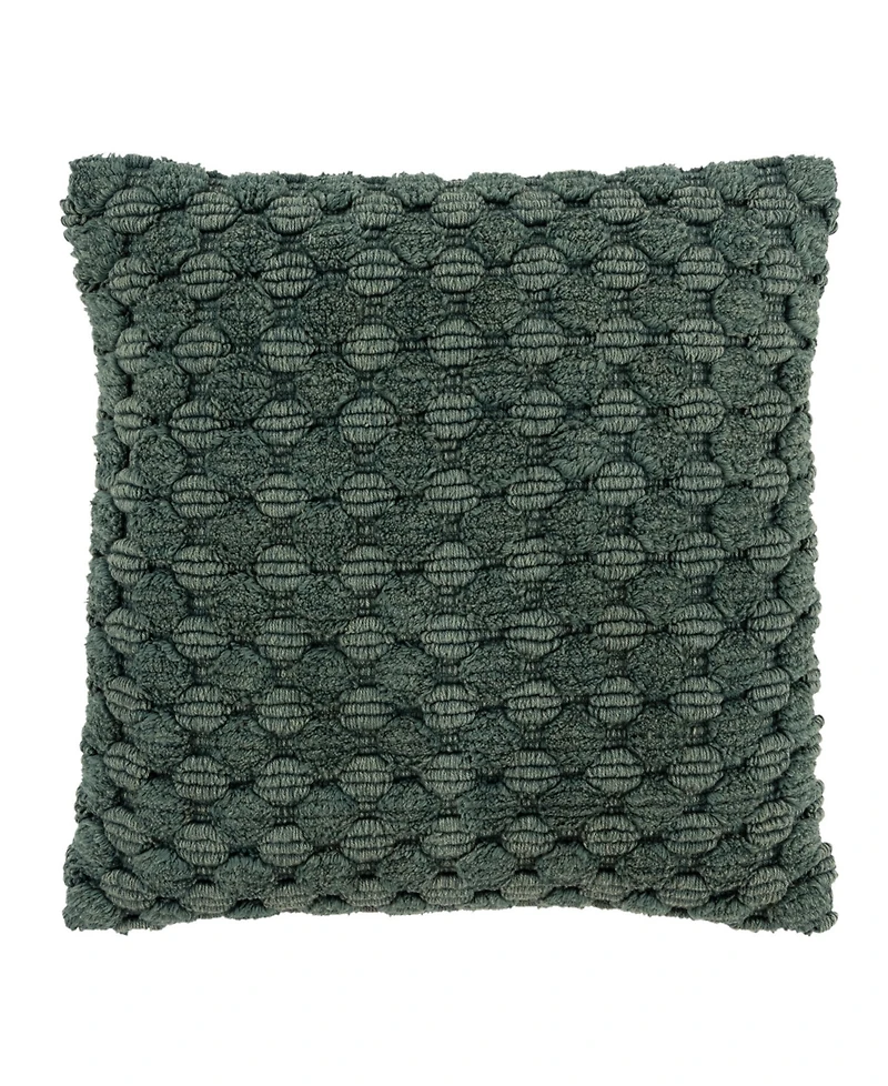 Rizzy Home Modern Industrial Geometric Woven Decorative Pillow, 20" x