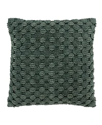 Rizzy Home Modern Industrial Geometric Woven Decorative Pillow, 20" x