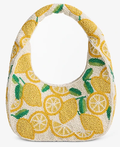 On 34th Hand Beaded Hobo Bag