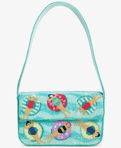 On 34th Hand Beaded Shoulder Bag