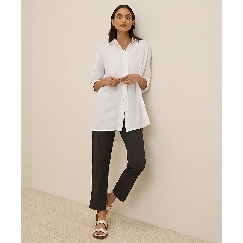 Pact Women's Cotton Sunset Lightweight Oversized Shirt