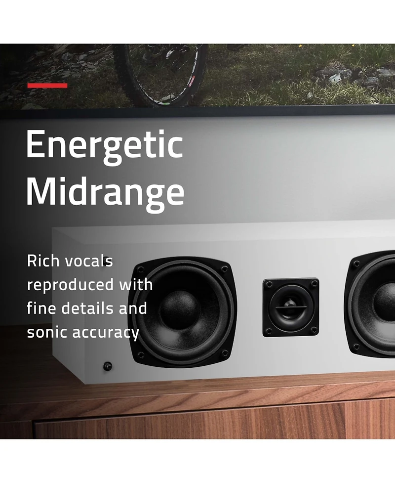 Fluance Elite High Definition Surround Sound Home Theater 5.0 Channel Speaker System including Floorstanding Towers, Center and Rear