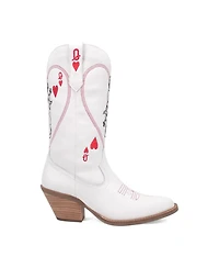 Dingo Women's Queen A Hearts Leather Boots