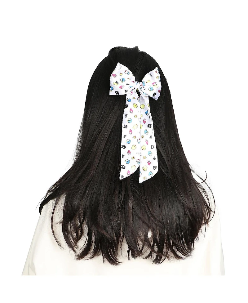 Hello Kitty & Friends Character Rainbow 3-Piece Bow Clips Set