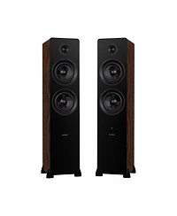 Fluance RT82 Reference High Fidelity Vinyl Turntable (Piano Black), PA10 Phono Preamp and Ai81 Powered Floorstanding Speakers (Black Ash), Ortofon OM1