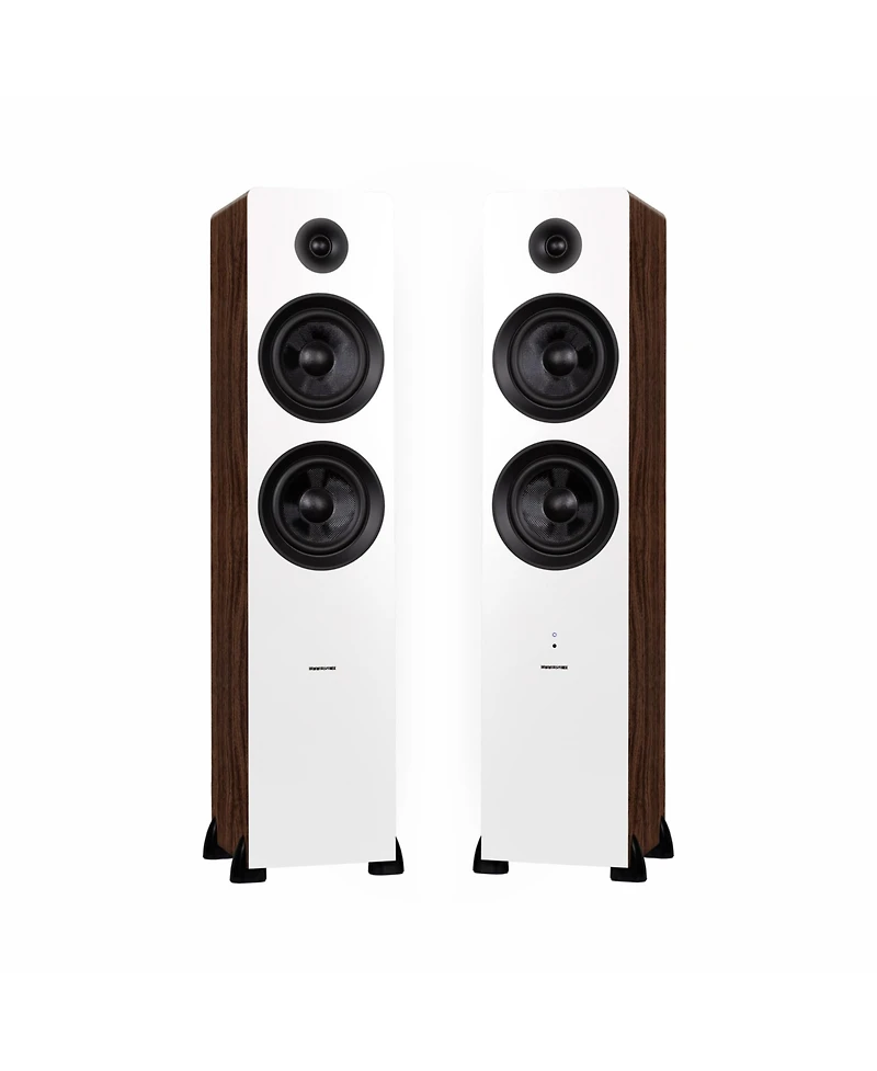 Fluance RT85 Reference High Fidelity Vinyl Turntable, PA10 Phono Preamp and Ai81 Powered Floorstanding Speakers, Ortofon 2M Blue Cartridge, 150W Class