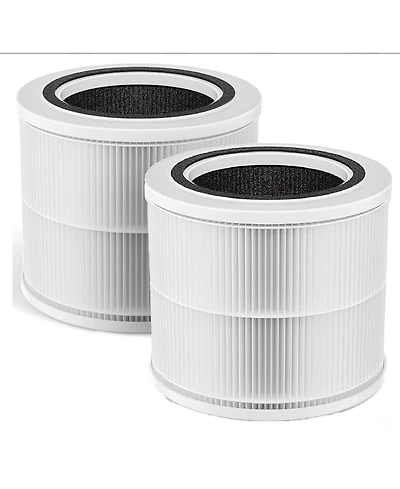 AromaRoom AP100-a Air Filter Replacement, 2 Packs 3-in-1 True Hepa H13 High Filtration Air Purifier Filter Compatible with Levoit Core Mini, Air Clean