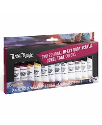Professional Heavy Body Acrylics: Jewel Tone Colors