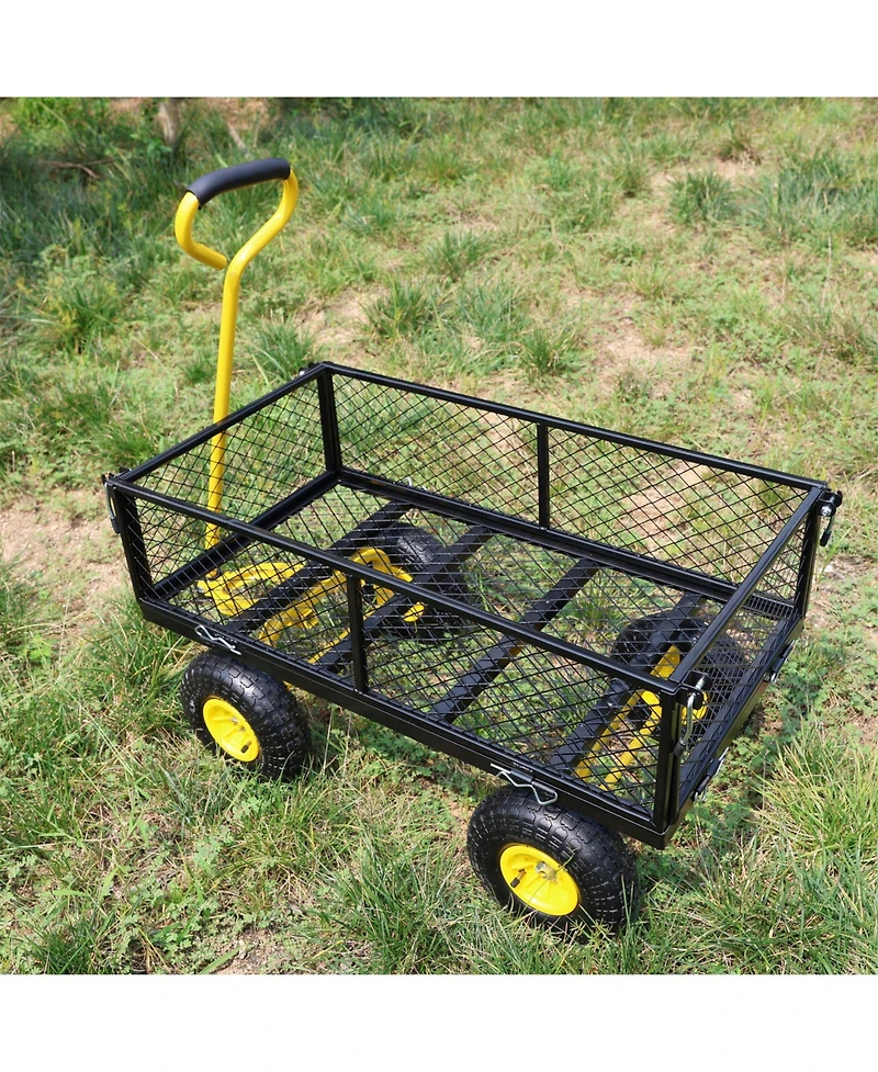 Cart Garden cart trucks make it easier to transport firewood
