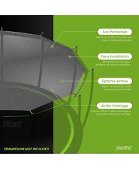 JumpFlex Smartshade Hero 15' Trampoline Canopy Cover, Trampoline Not Included