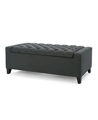 Tufted Upholstered Storage Ottoman Bench with Lift-Top and Versatile Seating for Bedroom or Living Room-The Pop Home