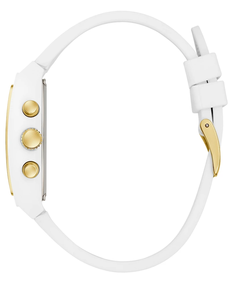 Guess Women's Multi-Function White Silicone Strap Watch, 36mm