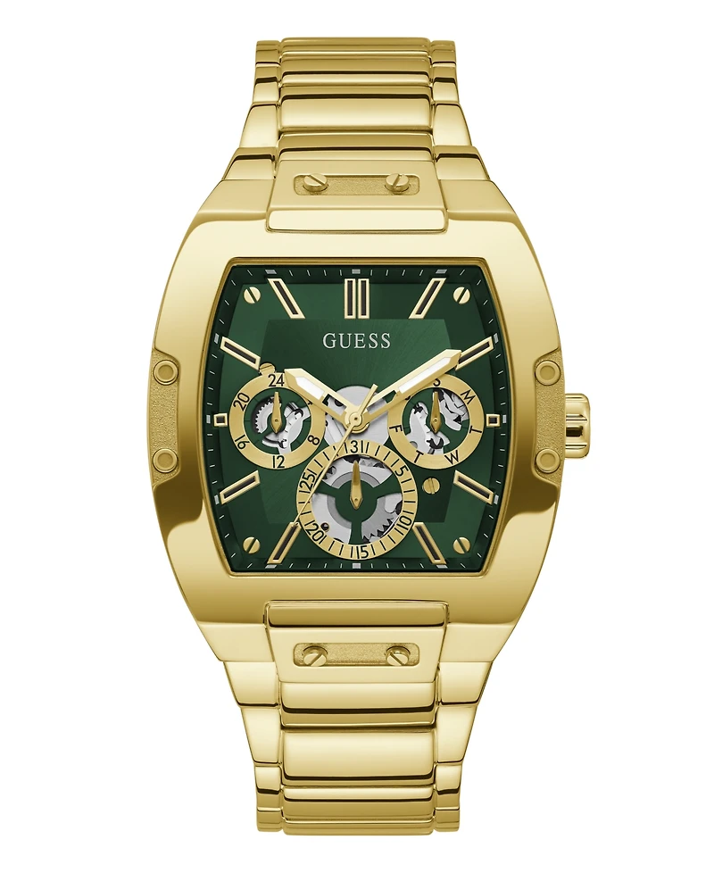Guess Men's Multi-Function Gold-Tone Stainless-Steel Watch, 41.5mm