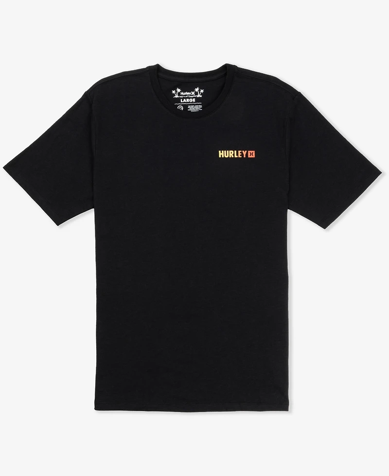 Hurley Men's Circle Gradient Short Sleeve T-Shirt