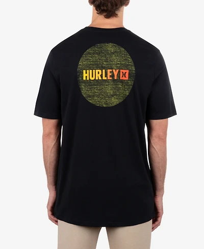 Hurley Men's Circle Gradient Short Sleeve T-Shirt