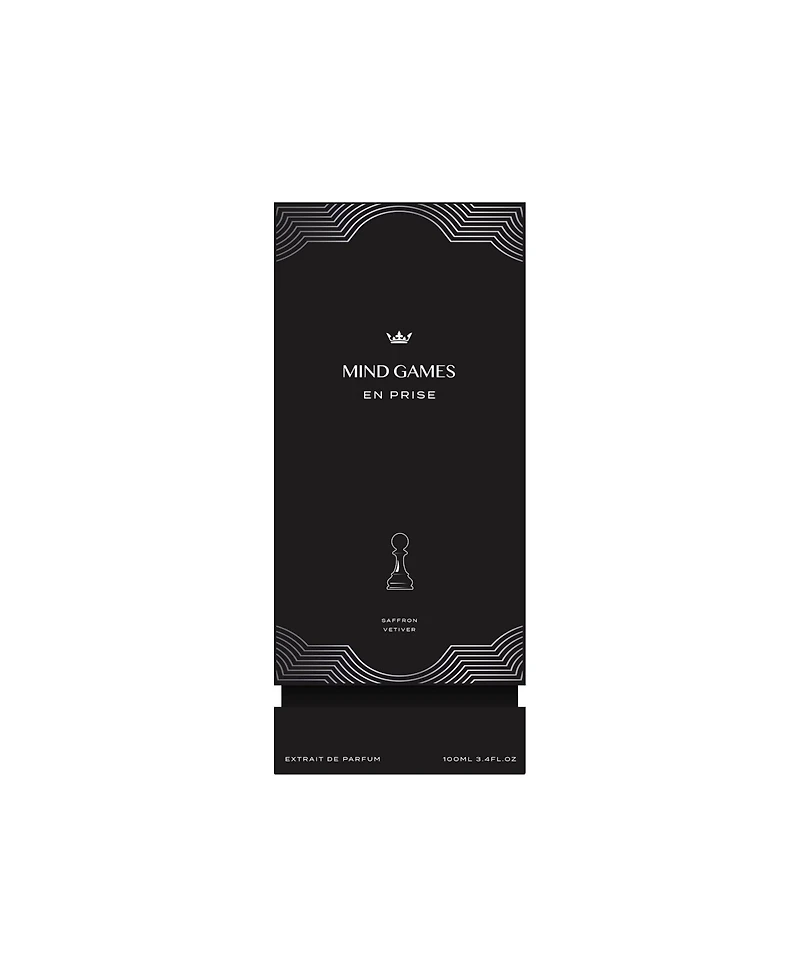 Mind Games En Prise - Luxury Perfume with Notes of Saffron, Bergamot & Cedarwood - Elegant Extrait de Parfum for Women & Men