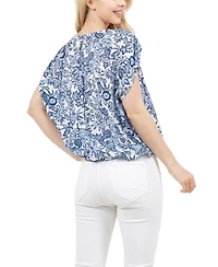 Fever Women's Scoop Neck Sleeveless Top