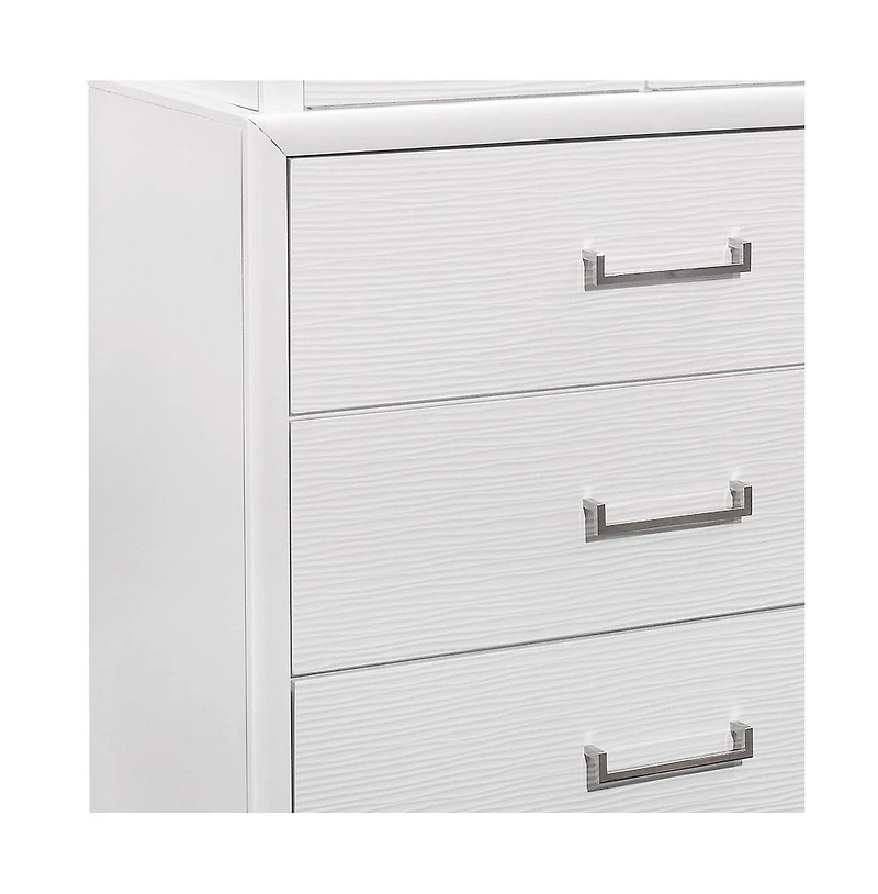 Modern 6-Drawer Chest for Bedroom Closet or Guest Room