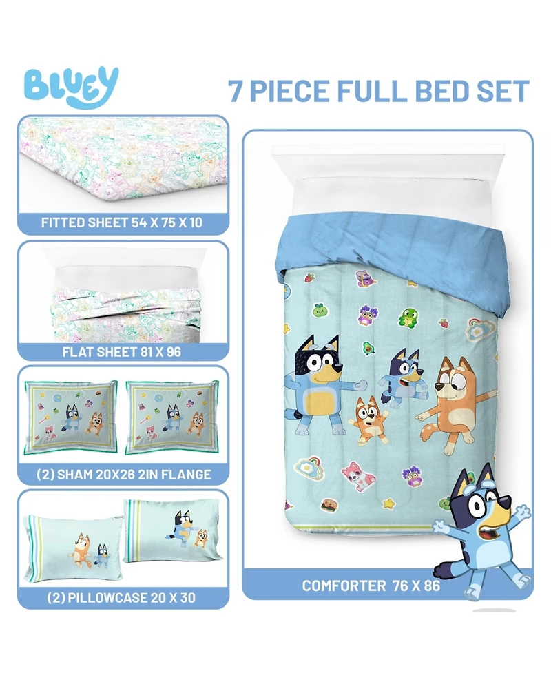 Bluey Dance Bed Set Full